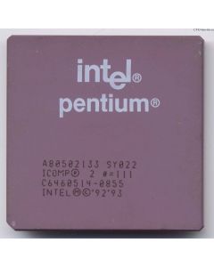 Intel SY022 Pentium 133 MHz CPU Socket 7